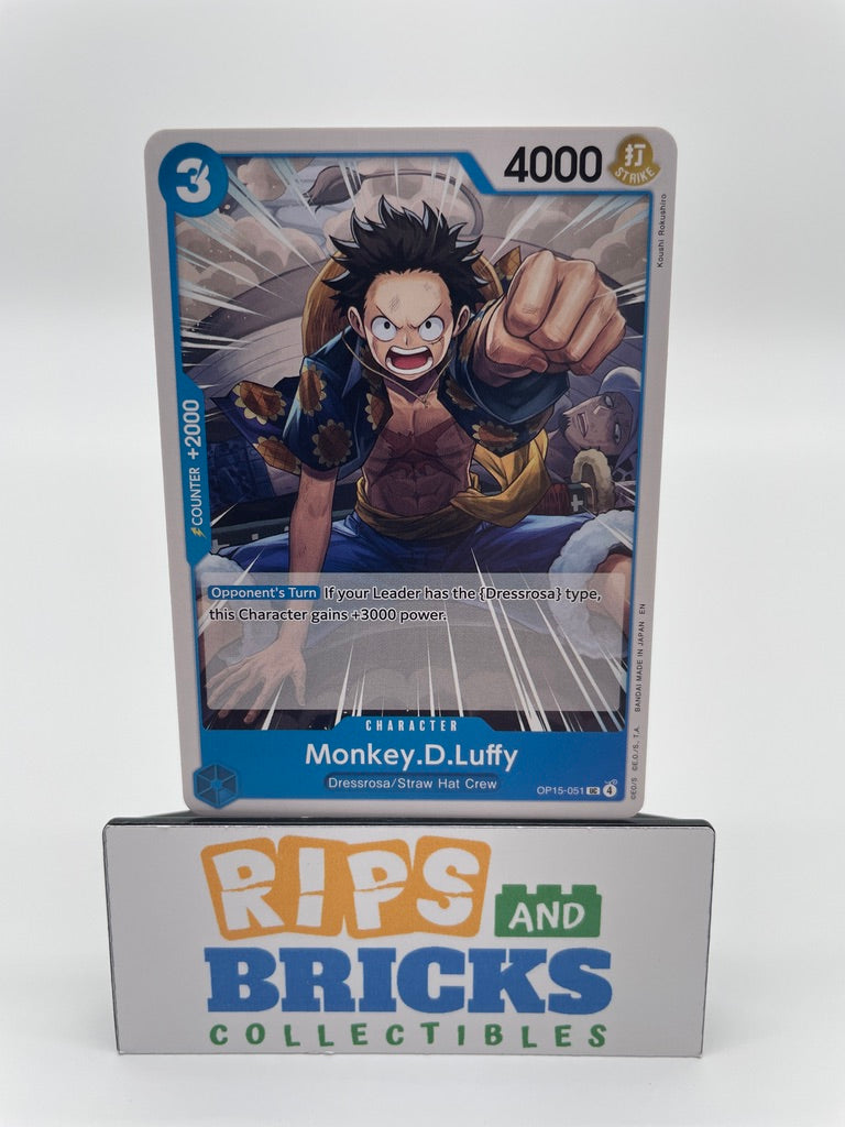 One Piece Monkey. D. Luffy Adventures On Kami's Island OP15-051 Normal