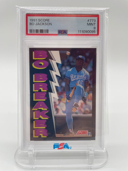 1991 Score Bo Jackson "Bo Breaker" #773 PSA 9
